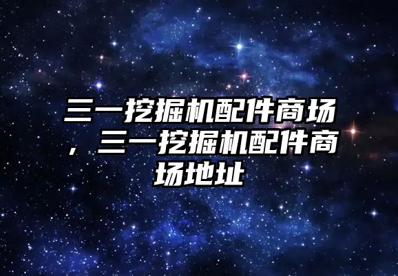 三一挖掘機(jī)配件商場，三一挖掘機(jī)配件商場地址