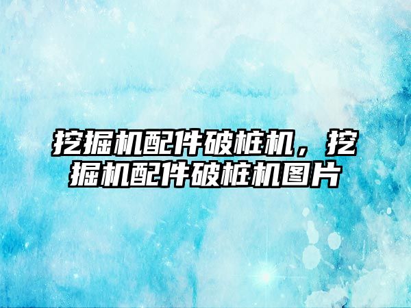 挖掘機配件破樁機，挖掘機配件破樁機圖片