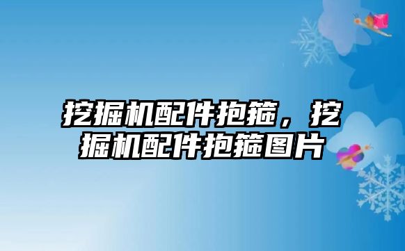 挖掘機配件抱箍，挖掘機配件抱箍圖片