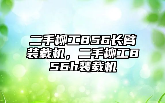 二手柳工856長臂裝載機(jī)，二手柳工856h裝載機(jī)