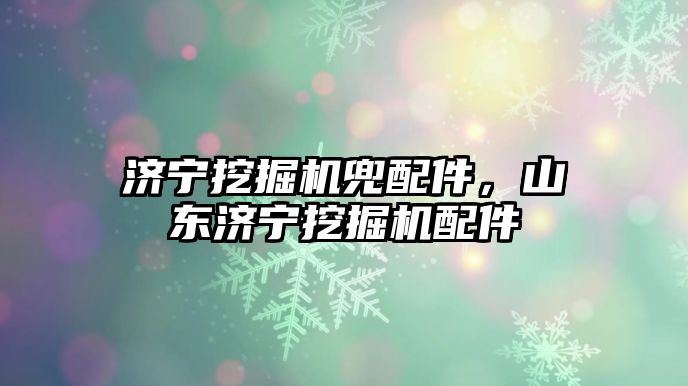 濟寧挖掘機兜配件，山東濟寧挖掘機配件