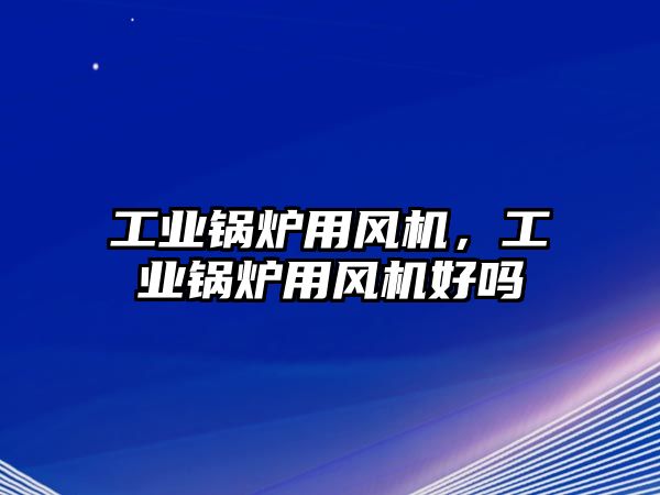 工業(yè)鍋爐用風(fēng)機(jī)，工業(yè)鍋爐用風(fēng)機(jī)好嗎