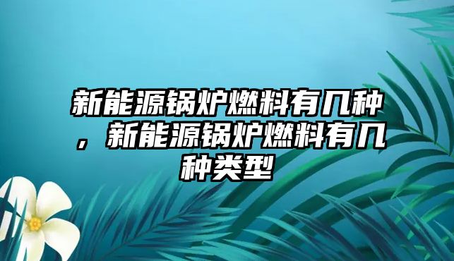 新能源鍋爐燃料有幾種，新能源鍋爐燃料有幾種類(lèi)型