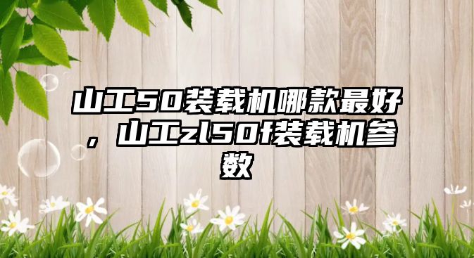 山工50裝載機(jī)哪款最好，山工zl50f裝載機(jī)參數(shù)