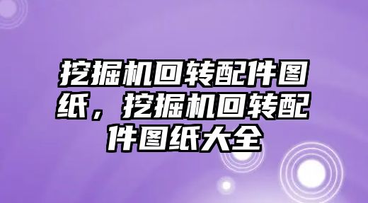 挖掘機回轉配件圖紙，挖掘機回轉配件圖紙大全