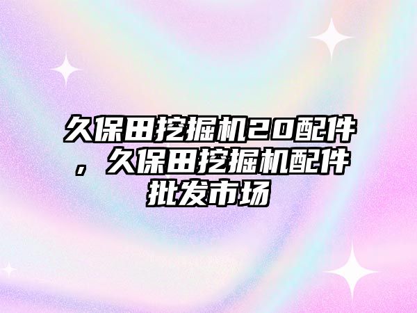 久保田挖掘機(jī)20配件，久保田挖掘機(jī)配件批發(fā)市場(chǎng)