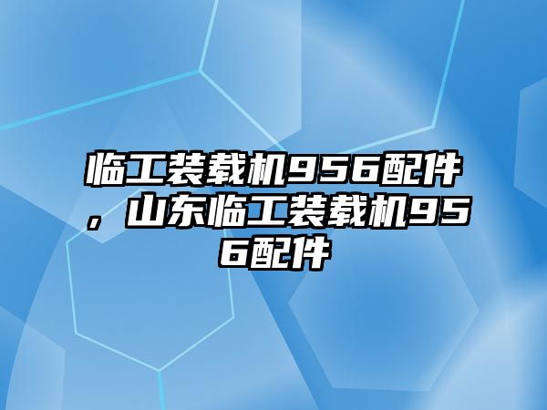 臨工裝載機956配件，山東臨工裝載機956配件