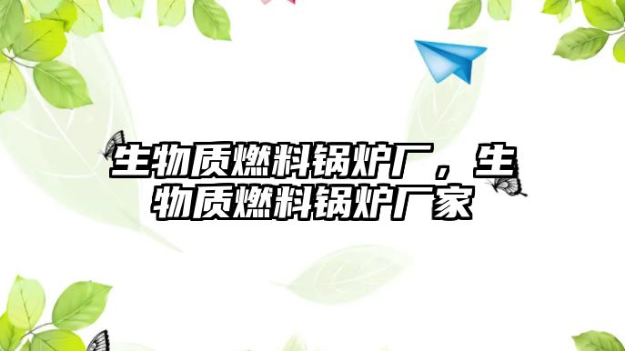 生物質(zhì)燃料鍋爐廠，生物質(zhì)燃料鍋爐廠家