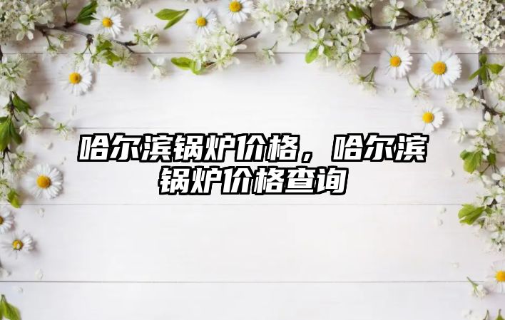 哈爾濱鍋爐價格，哈爾濱鍋爐價格查詢