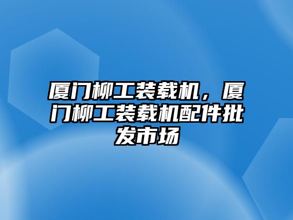 廈門柳工裝載機(jī)，廈門柳工裝載機(jī)配件批發(fā)市場