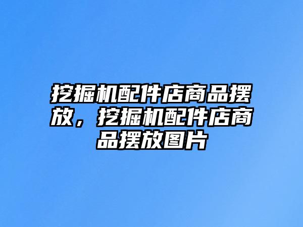 挖掘機(jī)配件店商品擺放，挖掘機(jī)配件店商品擺放圖片