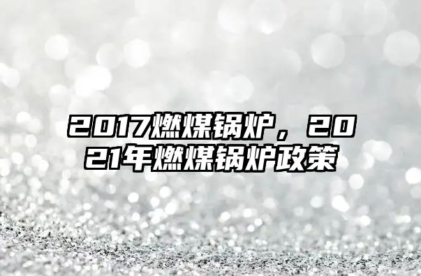 2017燃煤鍋爐，2021年燃煤鍋爐政策