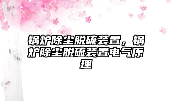 鍋爐除塵脫硫裝置，鍋爐除塵脫硫裝置電氣原理