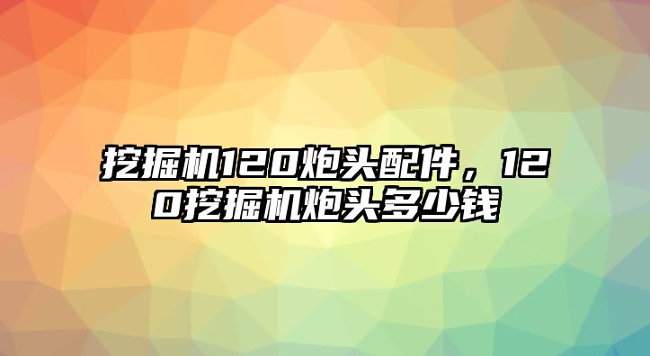 挖掘機120炮頭配件，120挖掘機炮頭多少錢