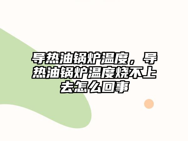 導(dǎo)熱油鍋爐溫度，導(dǎo)熱油鍋爐溫度燒不上去怎么回事