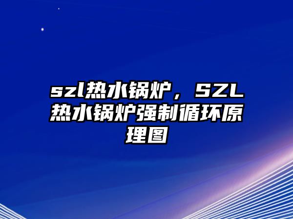 szl熱水鍋爐，SZL熱水鍋爐強(qiáng)制循環(huán)原理圖