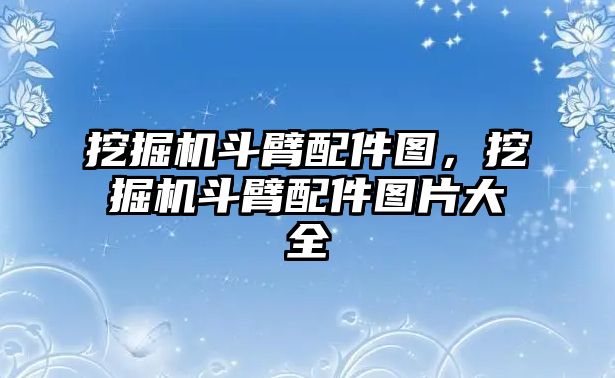 挖掘機斗臂配件圖，挖掘機斗臂配件圖片大全