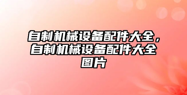 自制機(jī)械設(shè)備配件大全，自制機(jī)械設(shè)備配件大全圖片