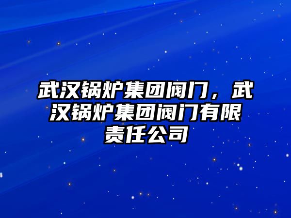 武漢鍋爐集團閥門，武漢鍋爐集團閥門有限責任公司