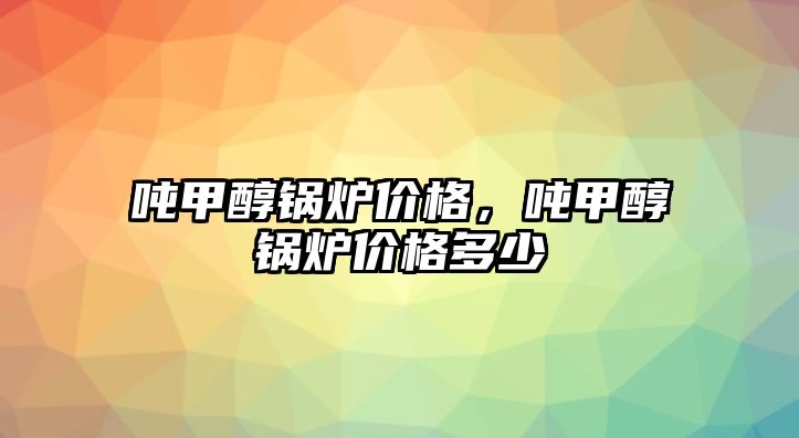 噸甲醇鍋爐價格，噸甲醇鍋爐價格多少