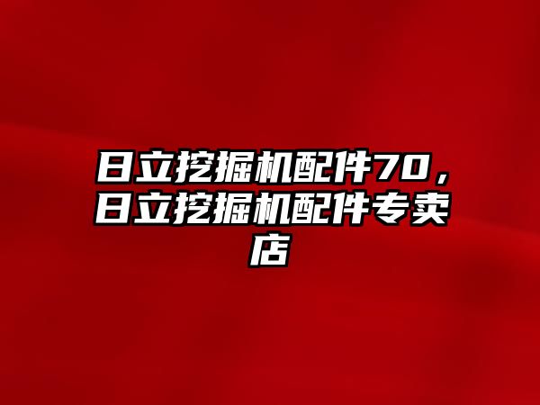 日立挖掘機配件70，日立挖掘機配件專賣店