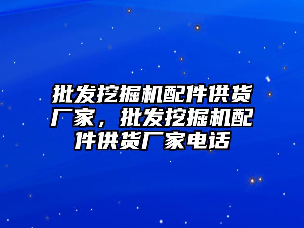 批發(fā)挖掘機配件供貨廠家，批發(fā)挖掘機配件供貨廠家電話