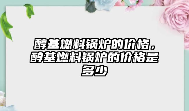 醇基燃料鍋爐的價格，醇基燃料鍋爐的價格是多少