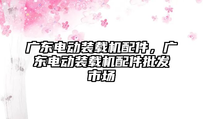 廣東電動裝載機配件，廣東電動裝載機配件批發(fā)市場