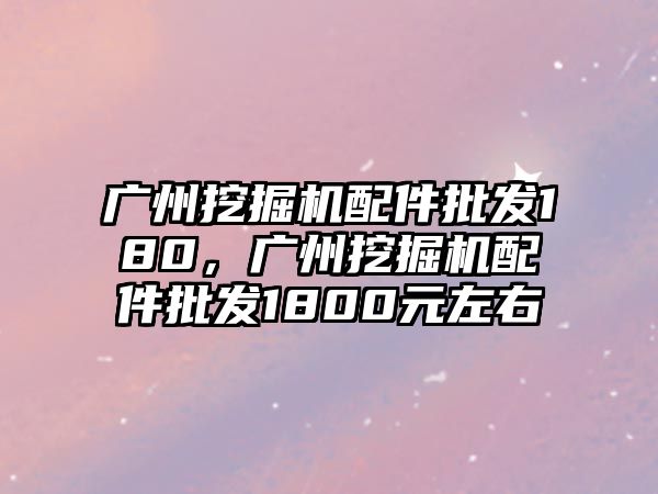 廣州挖掘機配件批發(fā)180，廣州挖掘機配件批發(fā)1800元左右