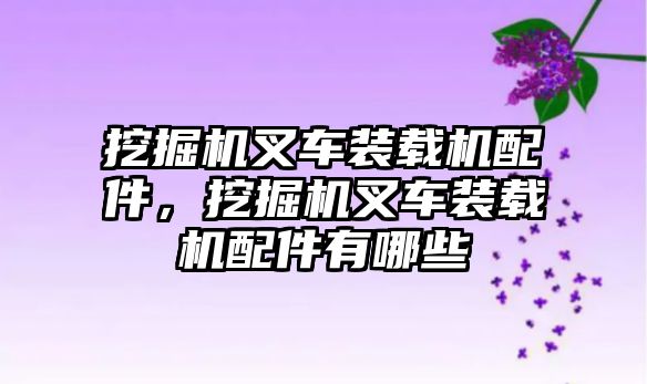 挖掘機叉車裝載機配件，挖掘機叉車裝載機配件有哪些