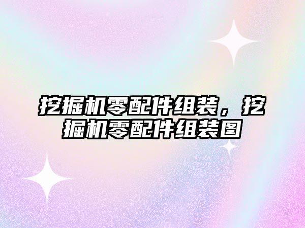 挖掘機零配件組裝，挖掘機零配件組裝圖