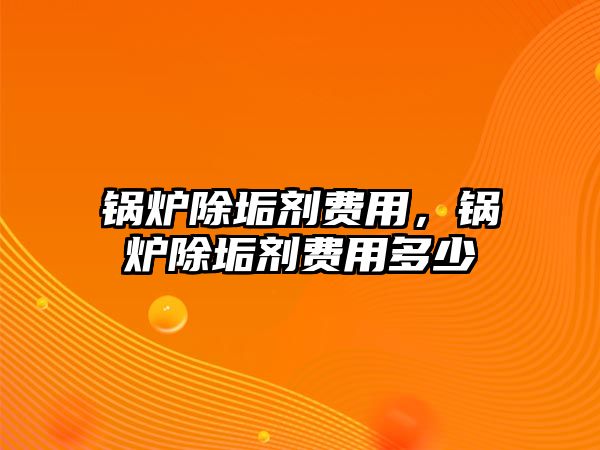 鍋爐除垢劑費(fèi)用，鍋爐除垢劑費(fèi)用多少