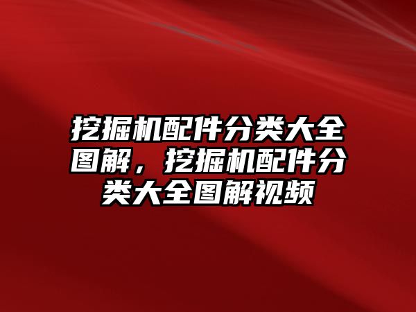 挖掘機配件分類大全圖解，挖掘機配件分類大全圖解視頻