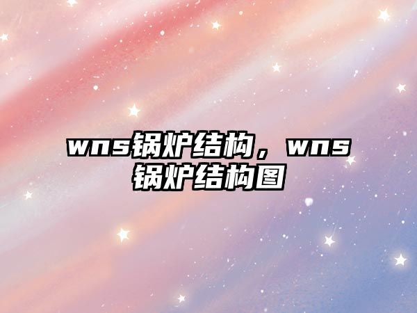 wns鍋爐結(jié)構(gòu)，wns鍋爐結(jié)構(gòu)圖