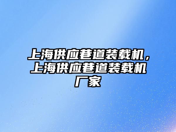 上海供應巷道裝載機，上海供應巷道裝載機廠家