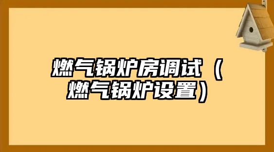 燃氣鍋爐房調試（燃氣鍋爐設置）