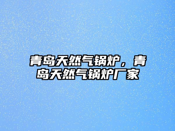 青島天然氣鍋爐，青島天然氣鍋爐廠家