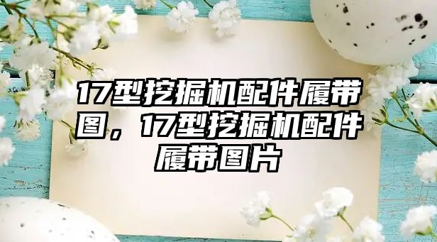 17型挖掘機配件履帶圖，17型挖掘機配件履帶圖片