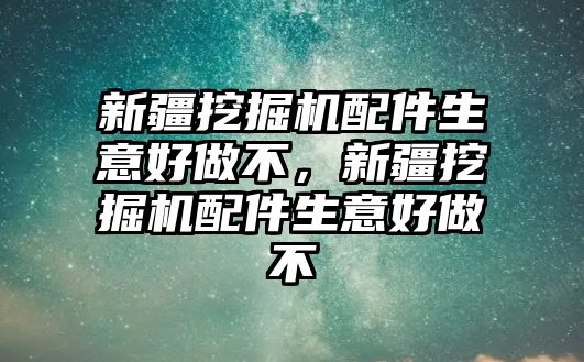 新疆挖掘機(jī)配件生意好做不，新疆挖掘機(jī)配件生意好做不