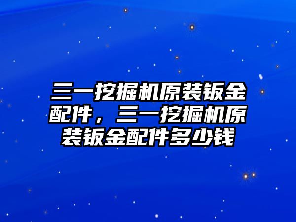 三一挖掘機(jī)原裝鈑金配件，三一挖掘機(jī)原裝鈑金配件多少錢