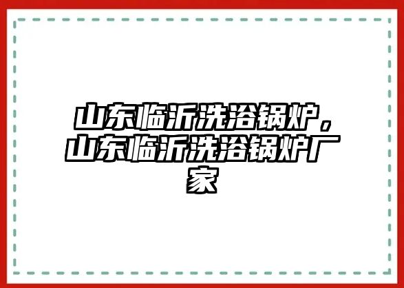 山東臨沂洗浴鍋爐，山東臨沂洗浴鍋爐廠家