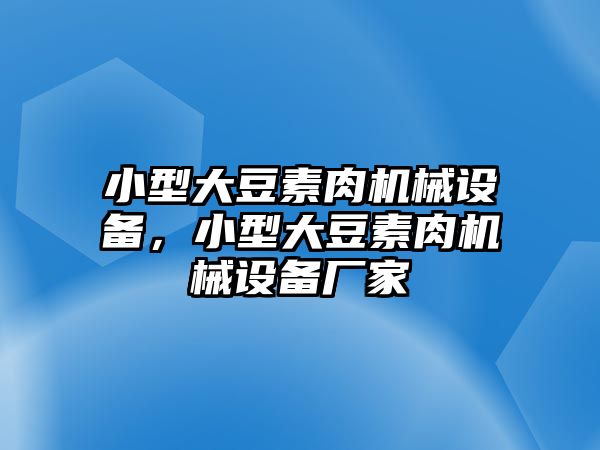 小型大豆素肉機械設(shè)備，小型大豆素肉機械設(shè)備廠家