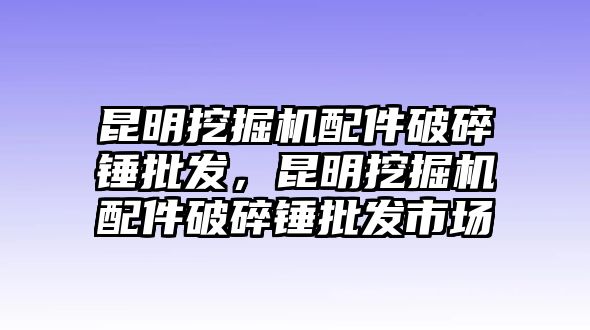 昆明挖掘機(jī)配件破碎錘批發(fā)，昆明挖掘機(jī)配件破碎錘批發(fā)市場