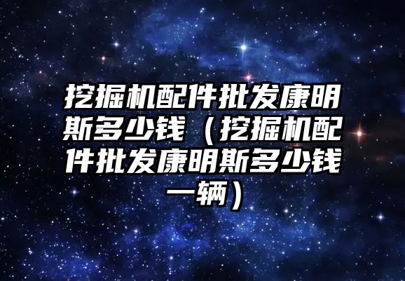 挖掘機配件批發(fā)康明斯多少錢（挖掘機配件批發(fā)康明斯多少錢一輛）