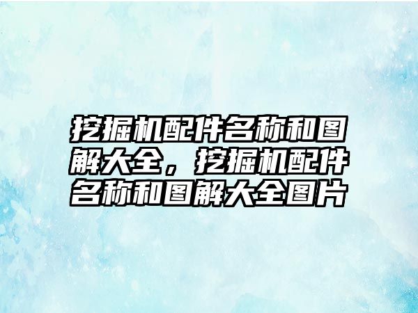 挖掘機(jī)配件名稱和圖解大全，挖掘機(jī)配件名稱和圖解大全圖片