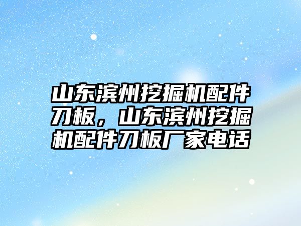 山東濱州挖掘機配件刀板，山東濱州挖掘機配件刀板廠家電話