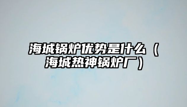 海城鍋爐優(yōu)勢(shì)是什么（海城熱神鍋爐廠(chǎng)）