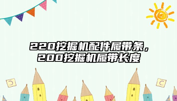 220挖掘機(jī)配件履帶條，200挖掘機(jī)履帶長(zhǎng)度