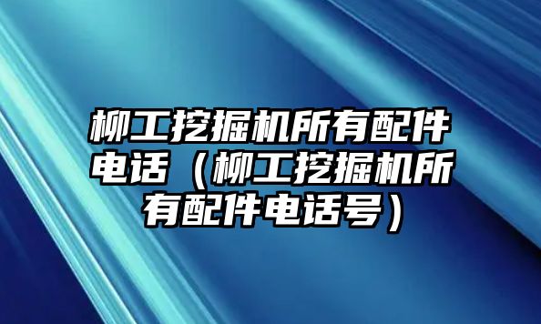 柳工挖掘機(jī)所有配件電話（柳工挖掘機(jī)所有配件電話號）