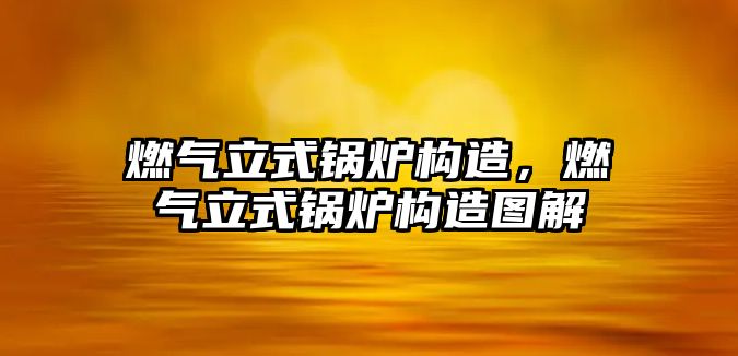 燃氣立式鍋爐構(gòu)造，燃氣立式鍋爐構(gòu)造圖解